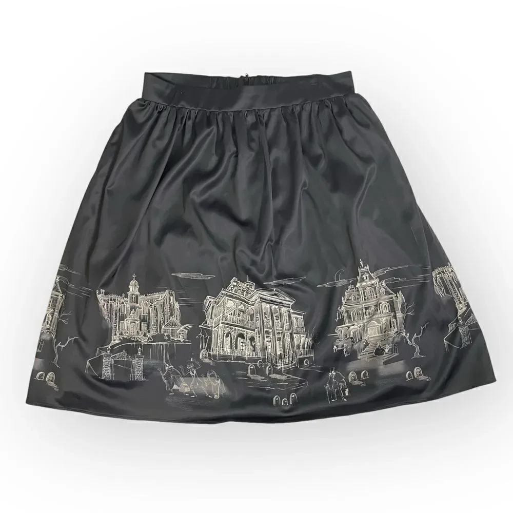 Disney Parks Haunted Mansion Ballroom Dress Shop Her Universe Skirt XL